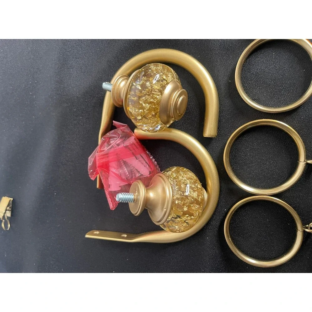 N/A gold curtain